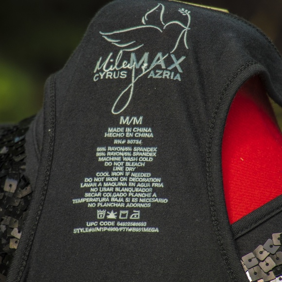 Sequined detail racerback tank top - Picture 4 of 4